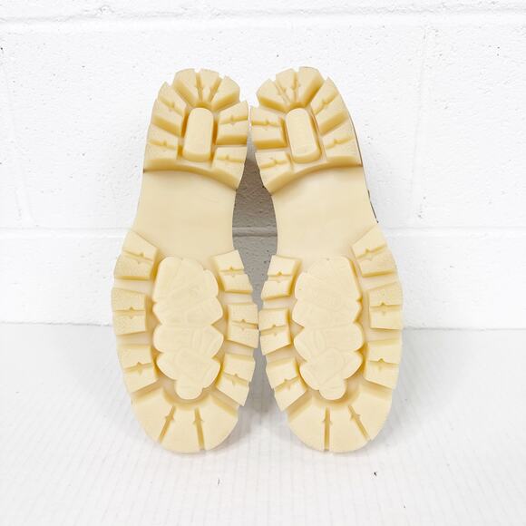 NEW Korks Mary Jane Platform Shoes Women’s 9.5 Beige Chunky Sole - Picture 7 of 9